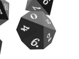 Dice Set – Ready to Print - 7 Piece Set – Lobster font-4