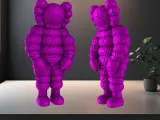 Voxel KAWS What Party - Pixel Art (Multiple Detail Levels)-1