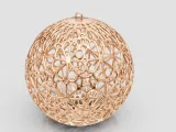 Flower Pattern Christmas Ball-2