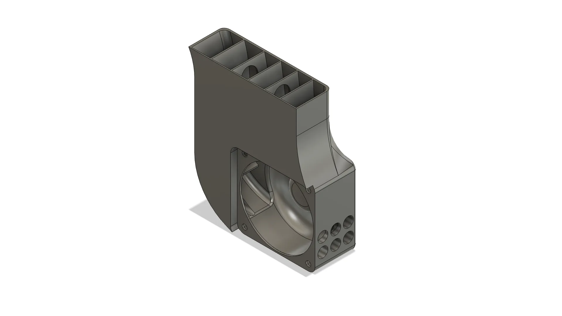 3D Printer Files | 3MF File | Rear Fan high-flow redirector and ...