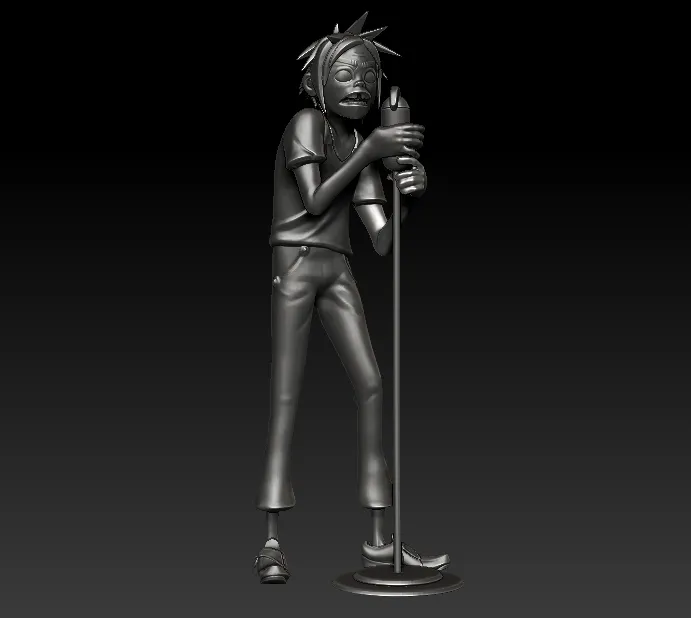Gorillaz 2D Superplastic fan art