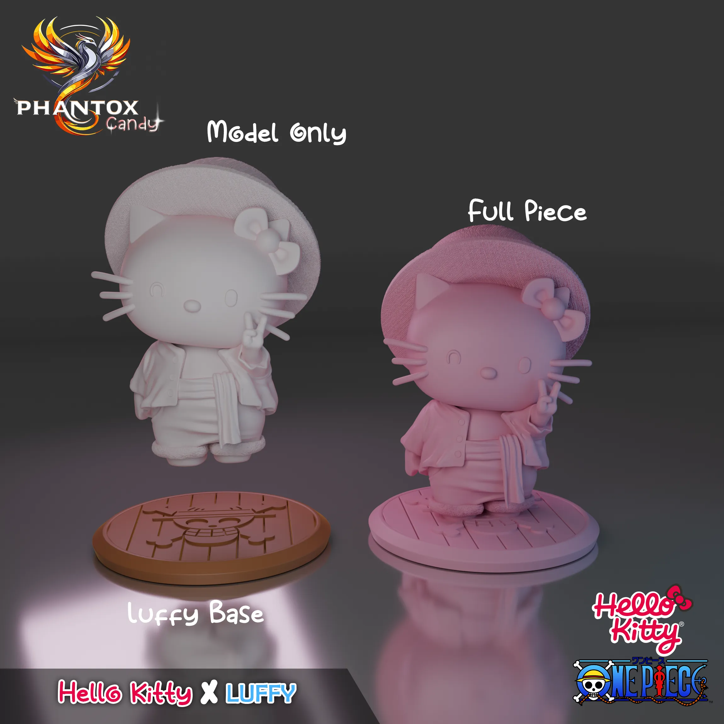 Hello Kitty x One Piece Pack 1 | 3D models download | Creality Cloud