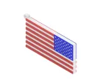 Keychain-USA FLAG-2