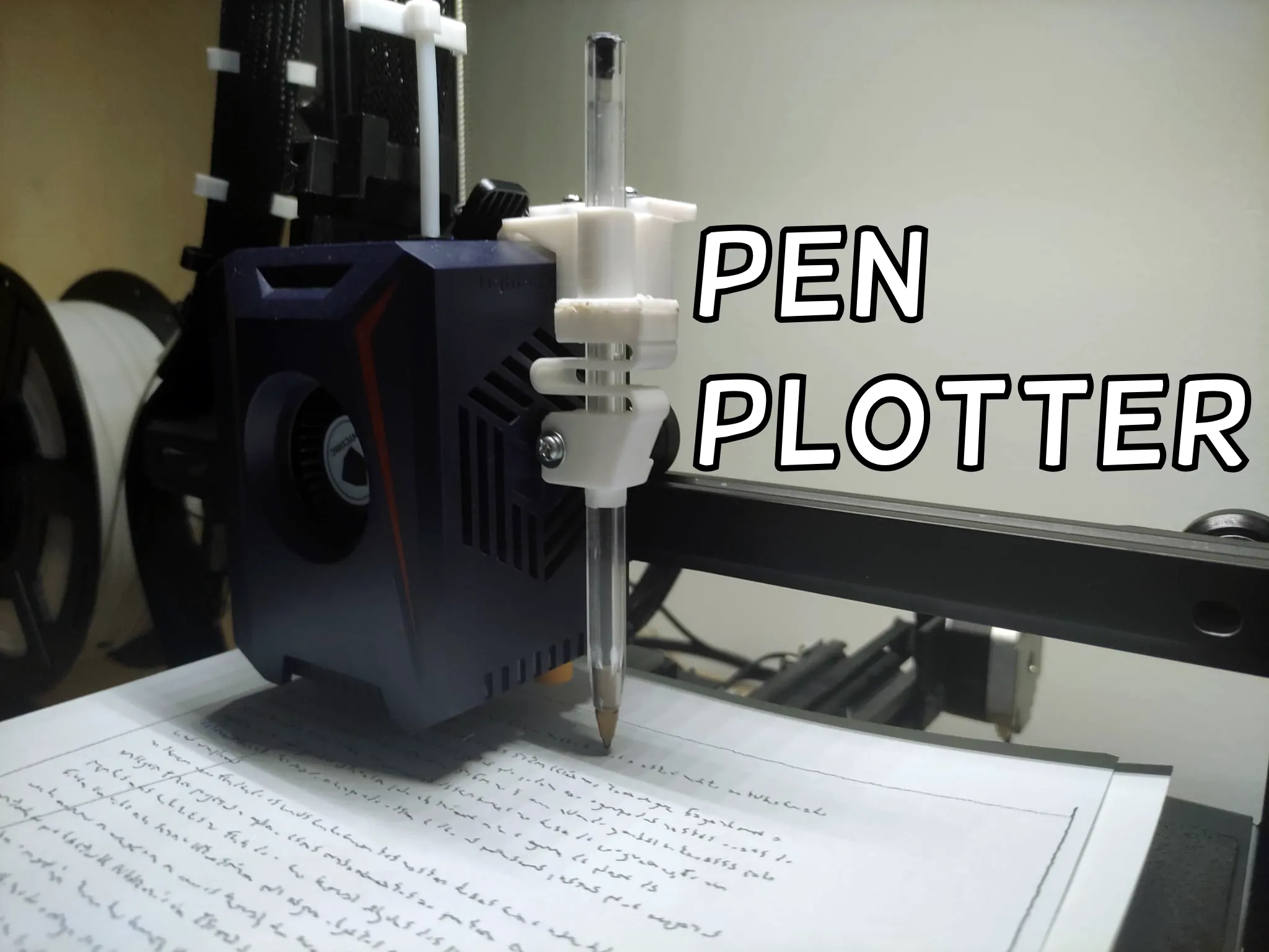 PEN PLOTTER - DIBUJA CON TU IMPRESORA 3D