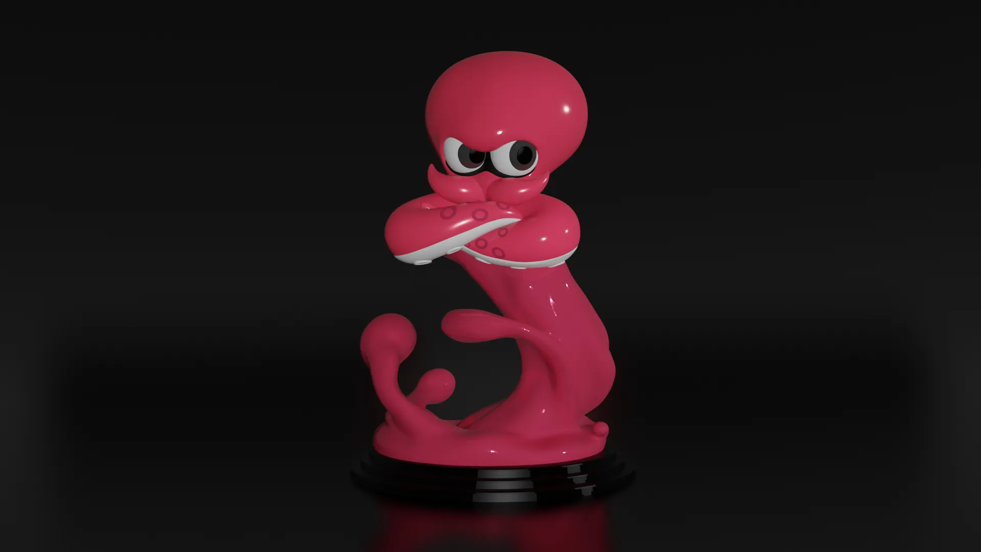 Octoling Amiibo - Splatoon Fan Art