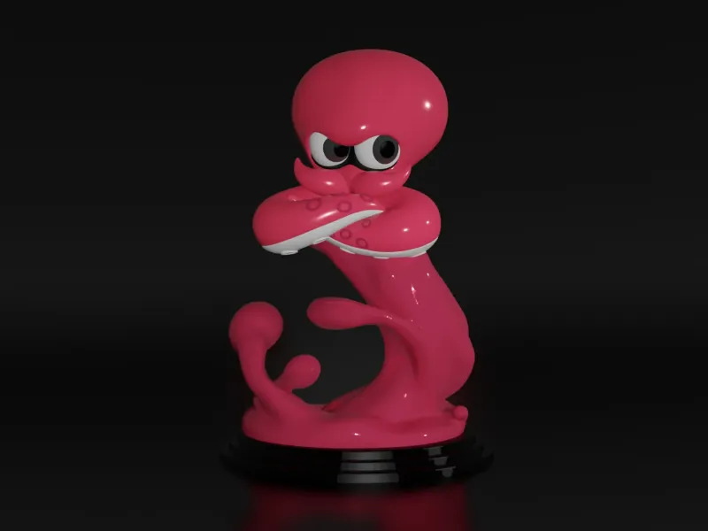 Octoling Amiibo - Splatoon Fan Art