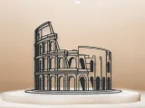Colosseum Line Art - Desktop Line Art-2