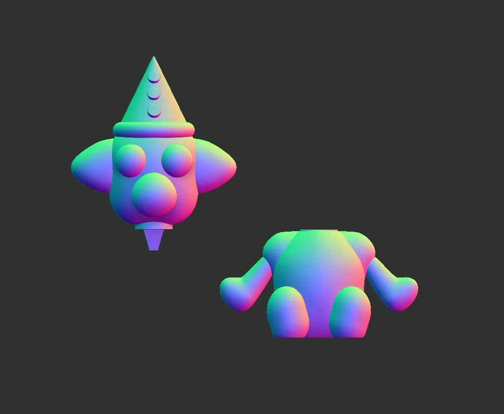 Repo Clown STL file 3D Model Character Fanart