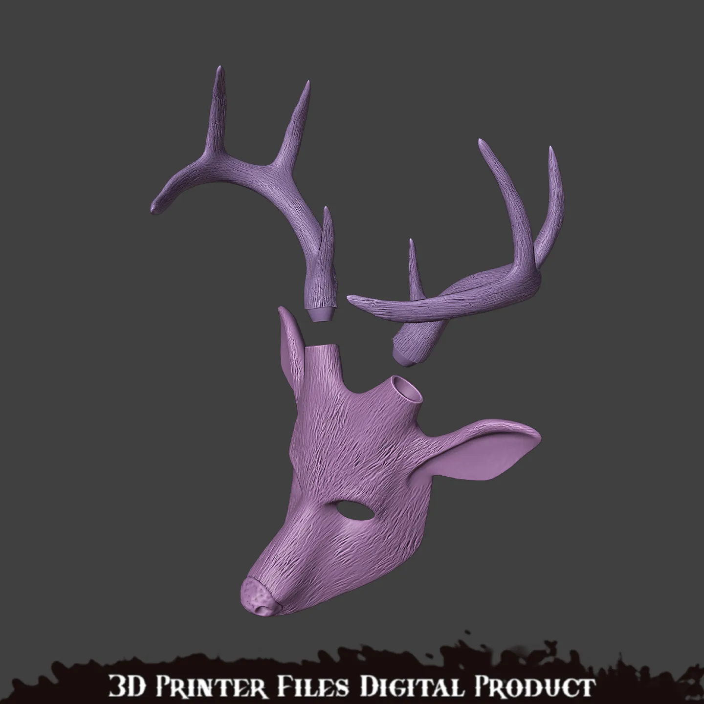 Cult of the Tree Deer Cosplay Mask Alan Wake 2