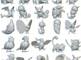 포켓몬 팩 1 (포켓몬 1 - 100) - 3D 프린트 준비 완료!-0