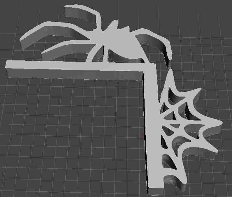 door frames halloween spider and web | 3D models download | Creality Cloud