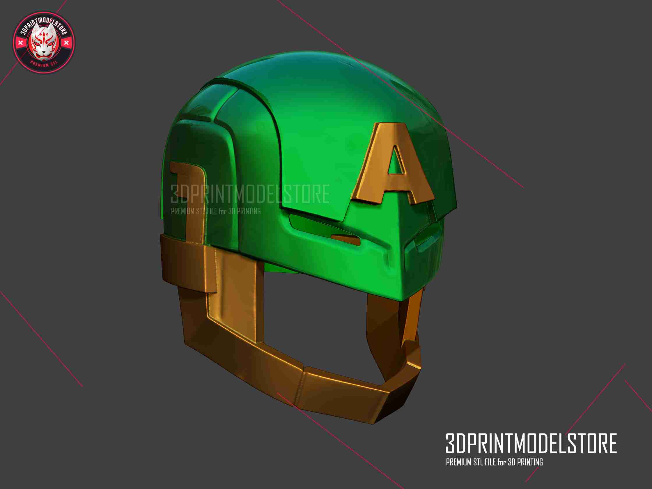 KANG The Conqueror Helmet - MARVEL COMICS Mask 3D model 3D printable