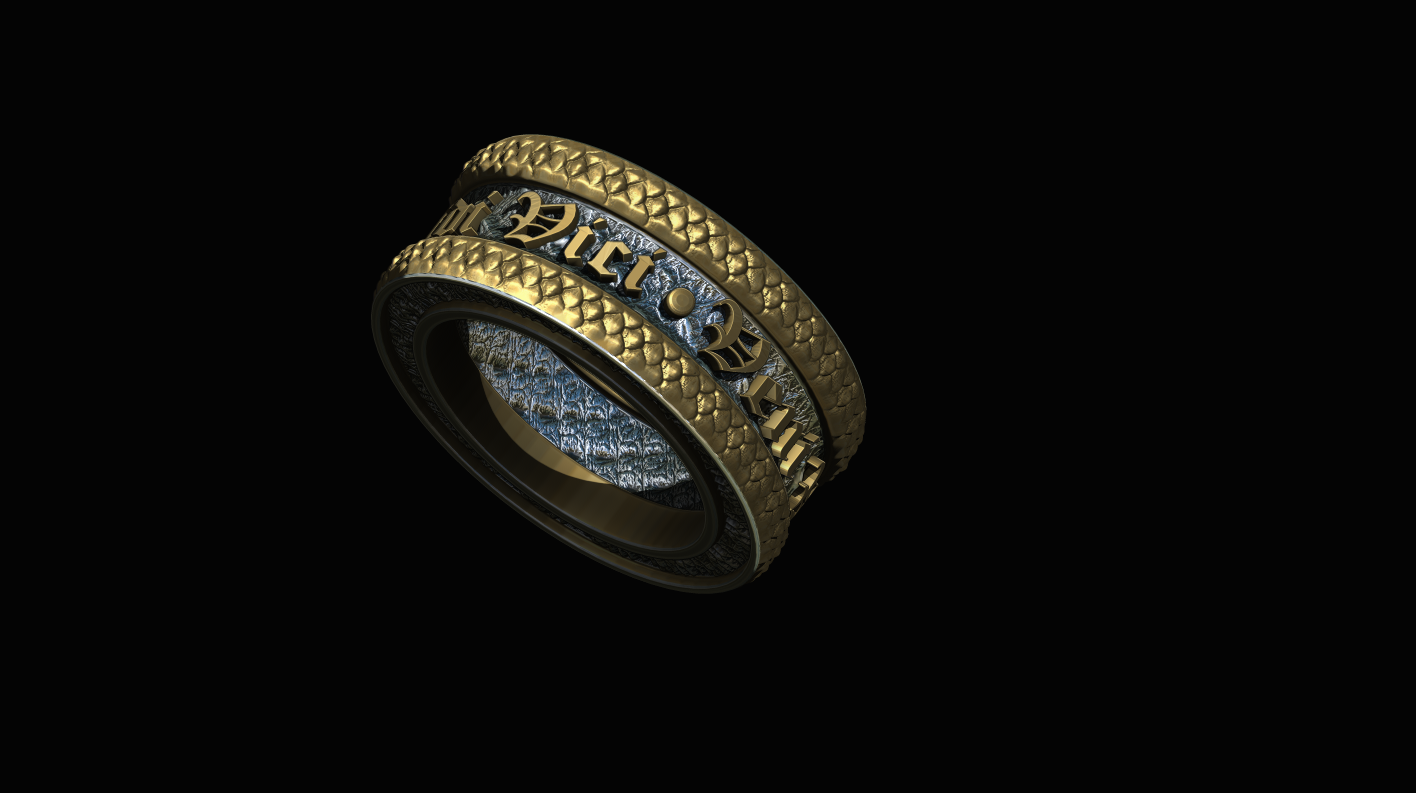 Veni Vidi Vici Adjustable Size Fashion Ring - Kiola Designs