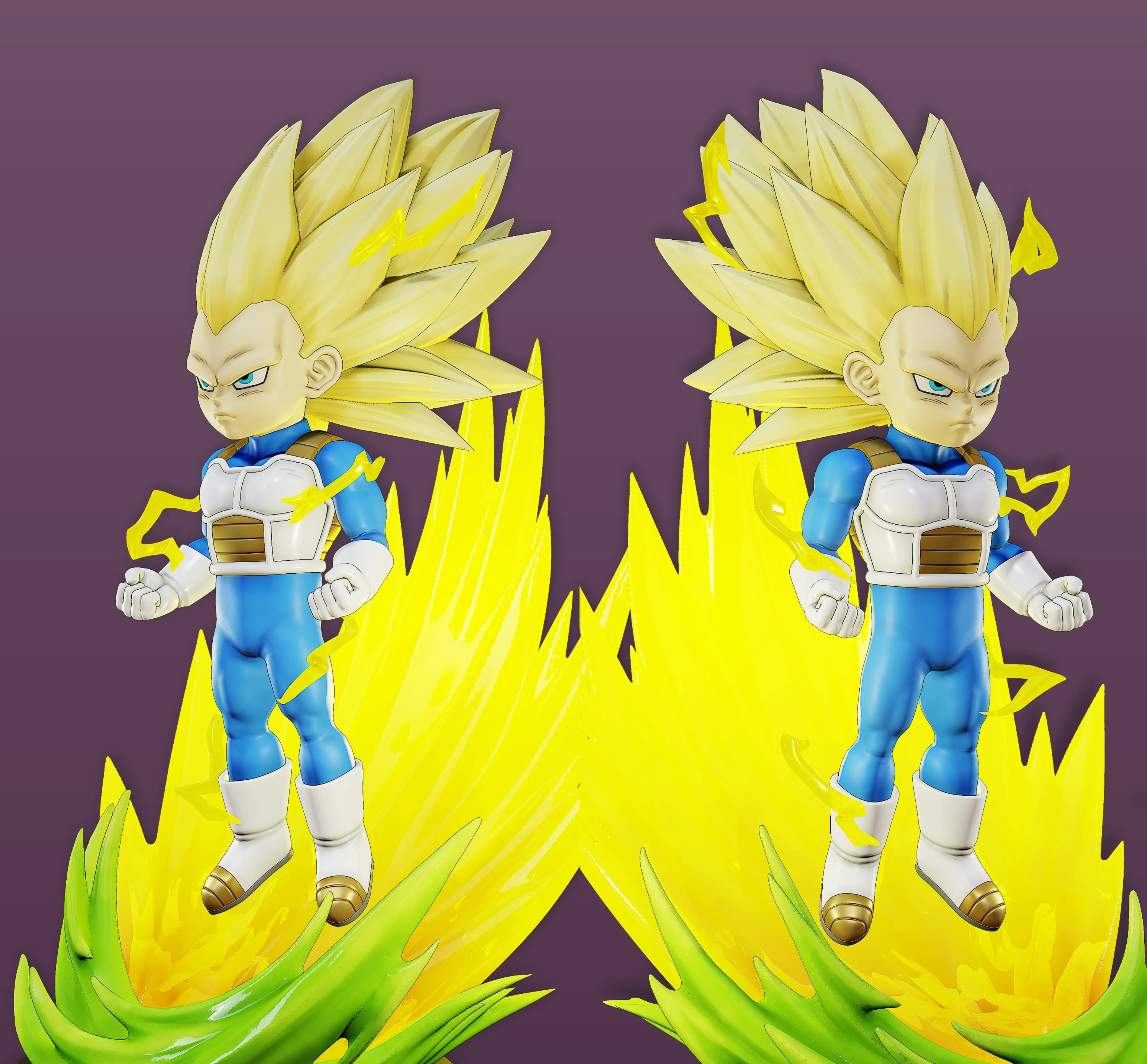 Vegeta Super Saiyan 3 / Dragon Ball Daima