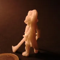 Two Blade - Female Orc Commander - PRE SUPPORTED - 32 mm sca-3