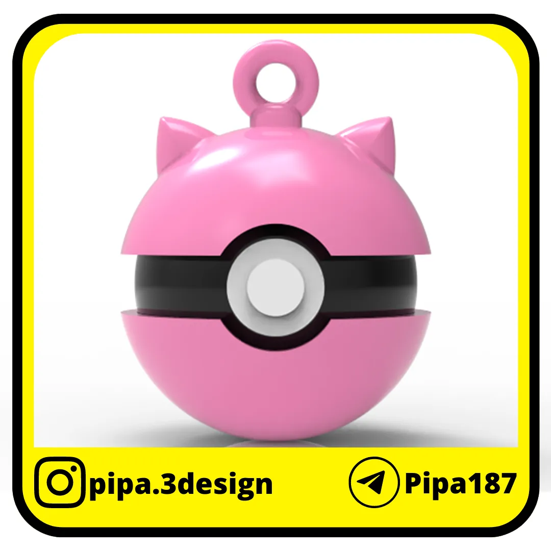 POKEMON CHRISTMAS ORNAMENTS - POKEBALLS MEW