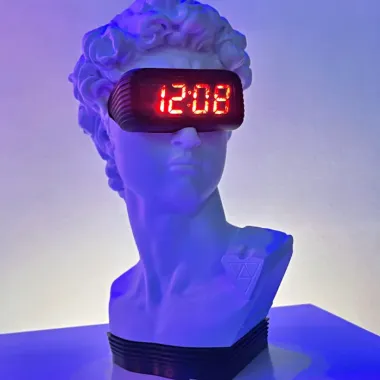 DAVID BUST TABLE CLOCK-0