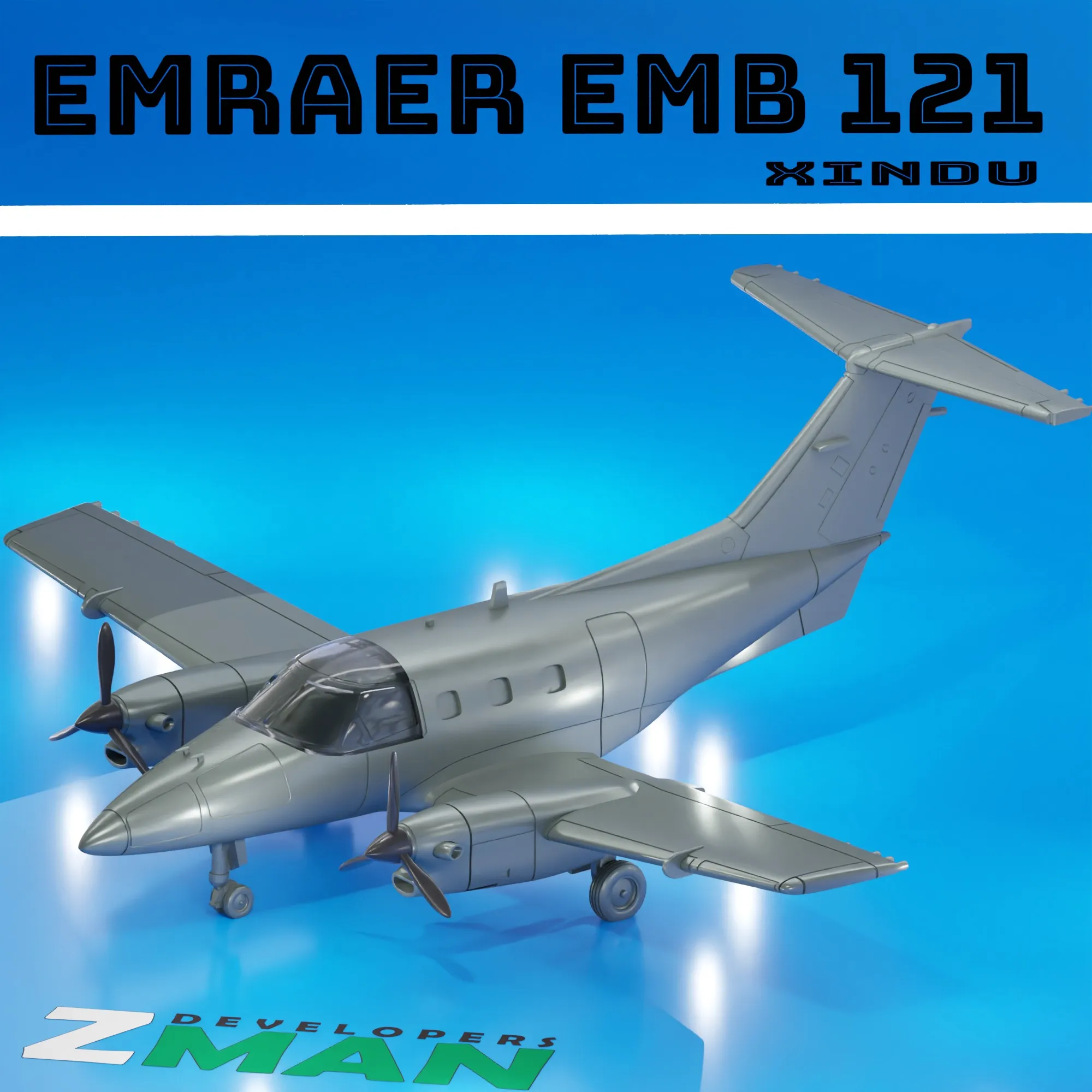 EMBRAER EMB-121 XINGU (2 EN 1)