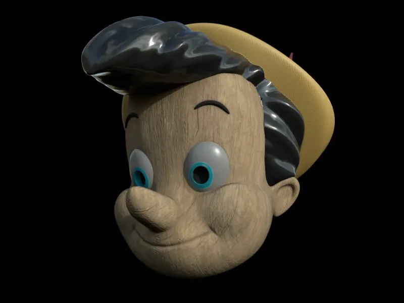 Pinochio Mask 3d digital download