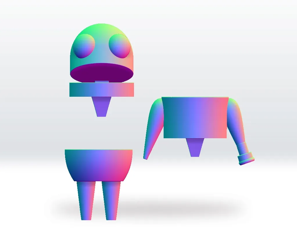 Repo Rocky STL file Repo 3D Model Character Fanart