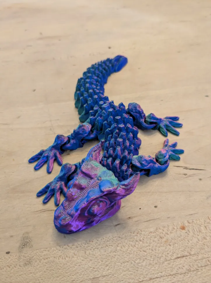 3D Printer Files | 3MF File | Small Articulated Dragon | Creality Cloud