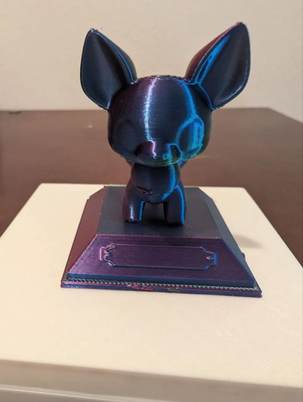 Stylized Creature: A Futuristic Fox Dog