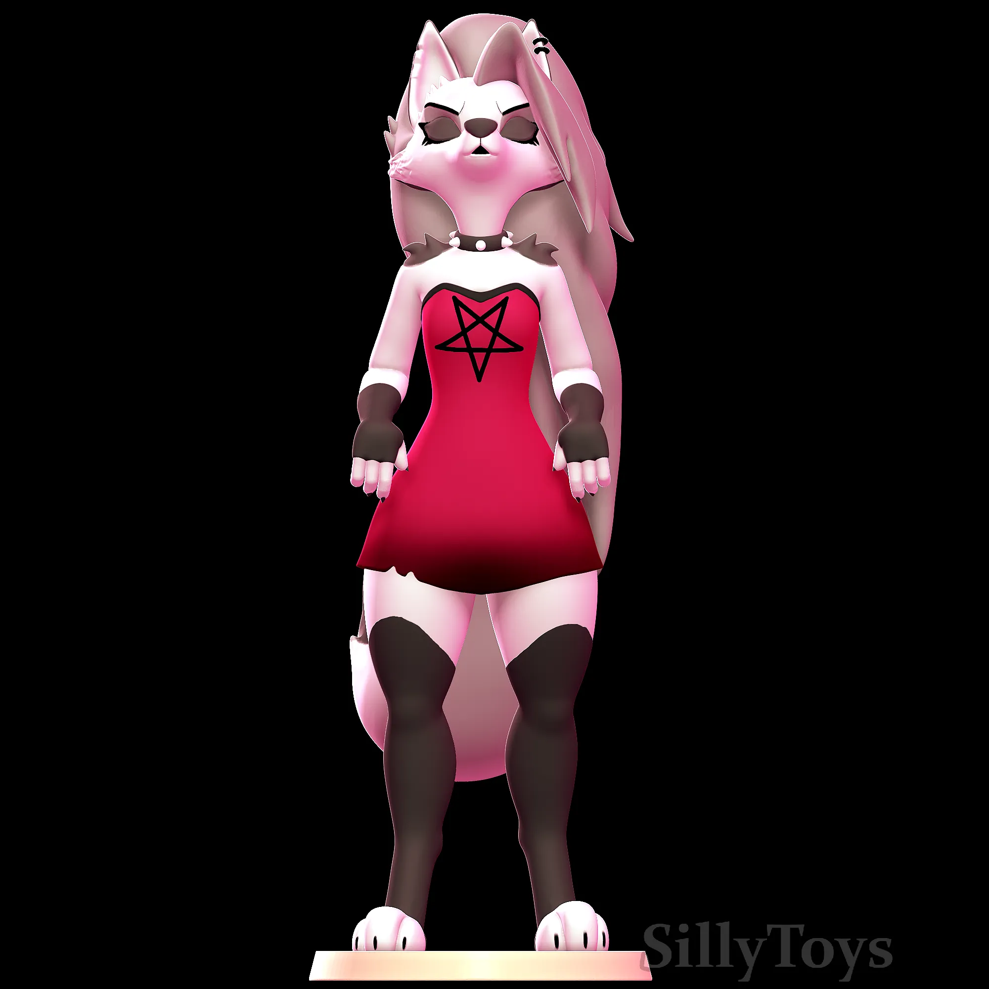 Loona with Dress - Helluva Boss