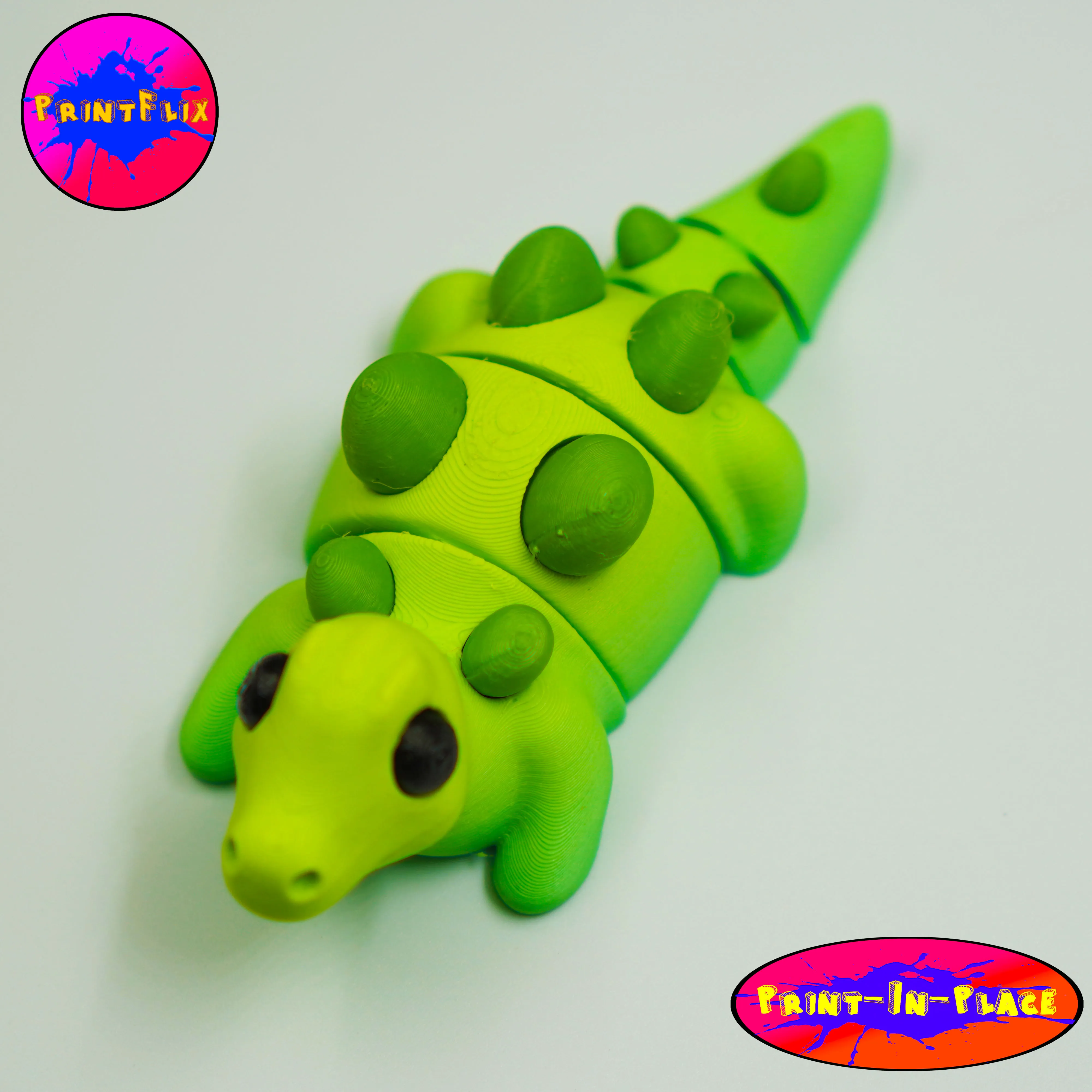 Cute Flexi Tiny STEGOSAURUS (DINOSAUR)