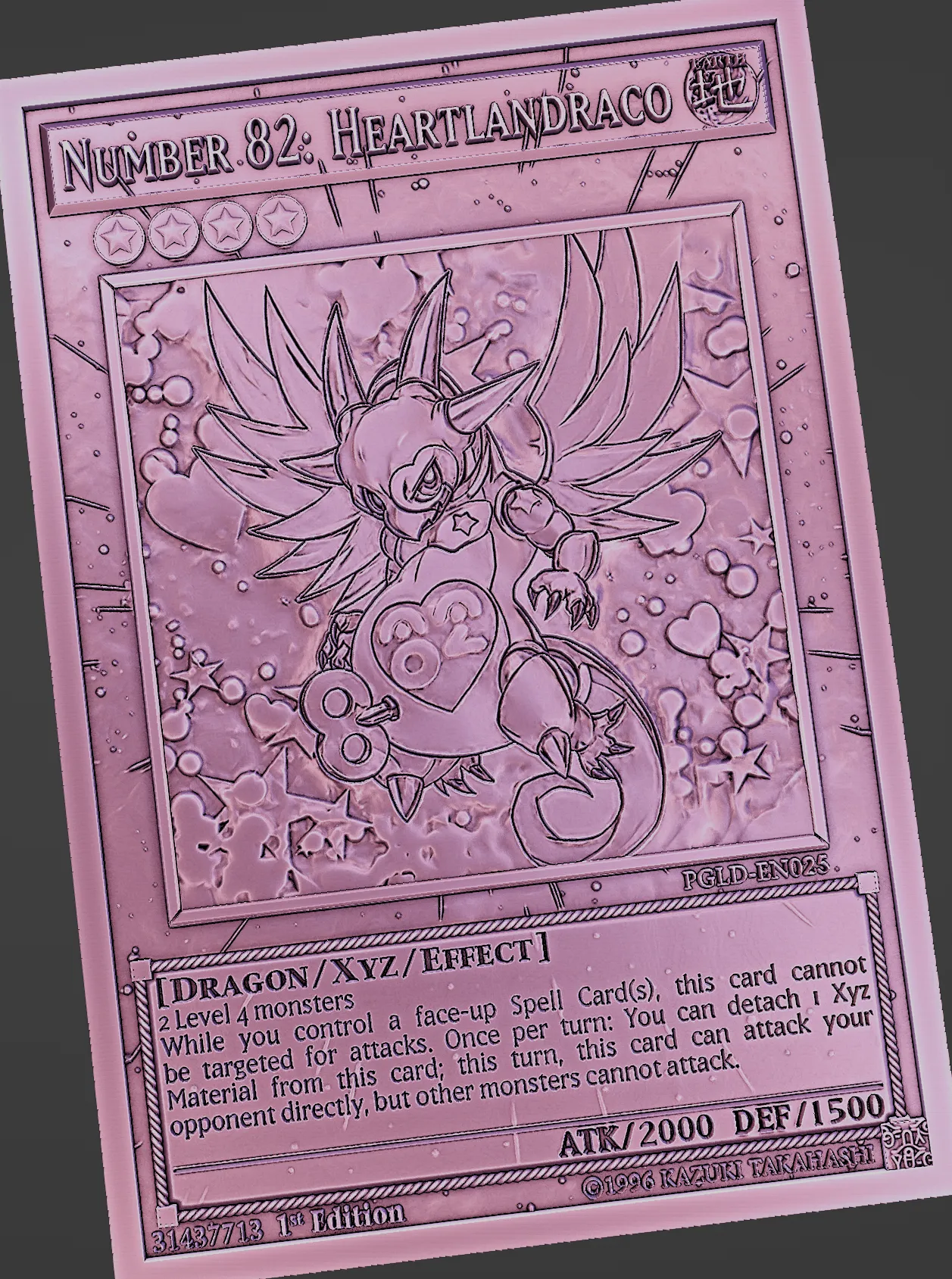 NUMBER 82: HEARTLANDRACO - YU-GI-OH!