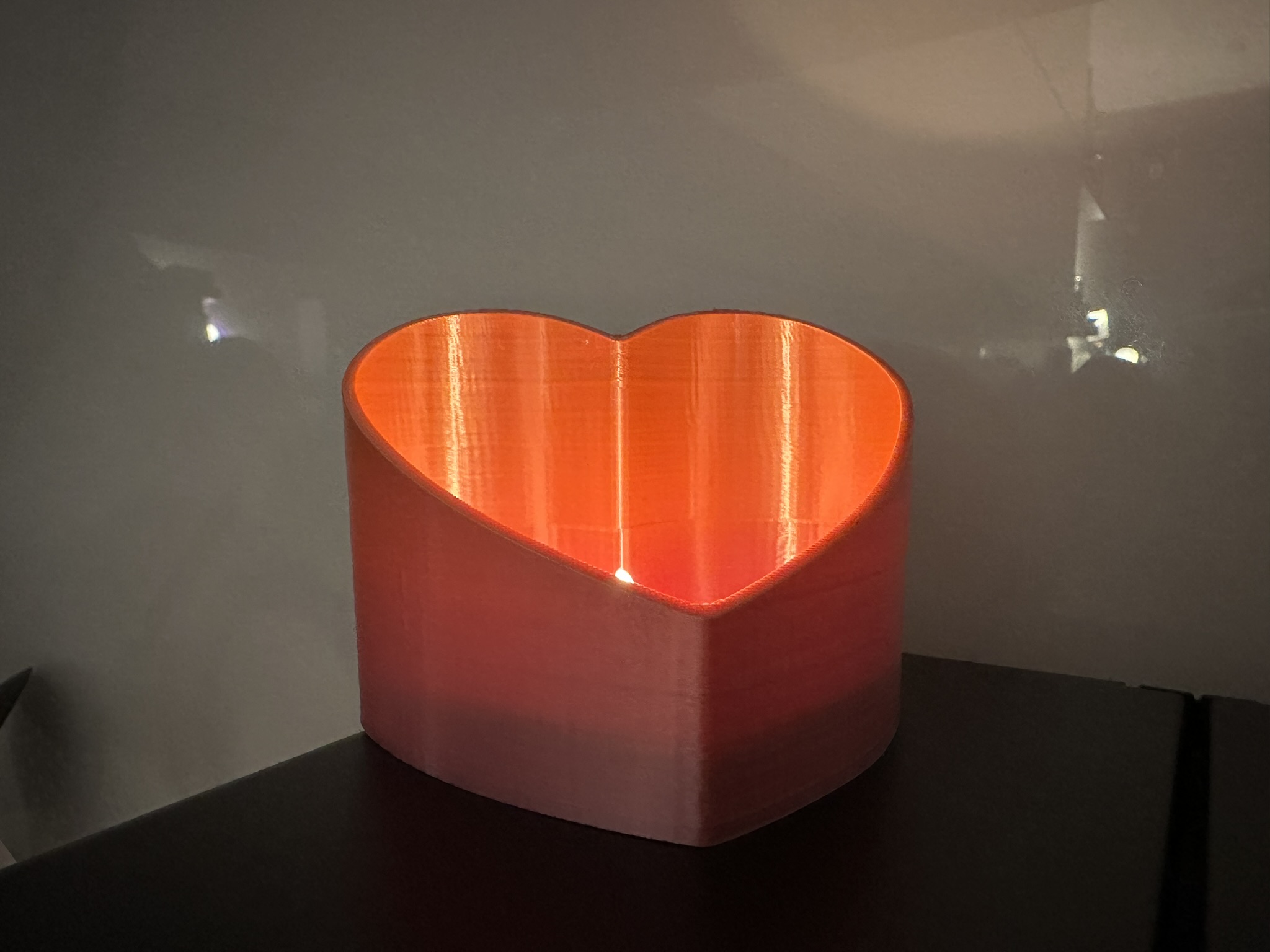 Tea light holder heart | 3D models download | Creality Cloud