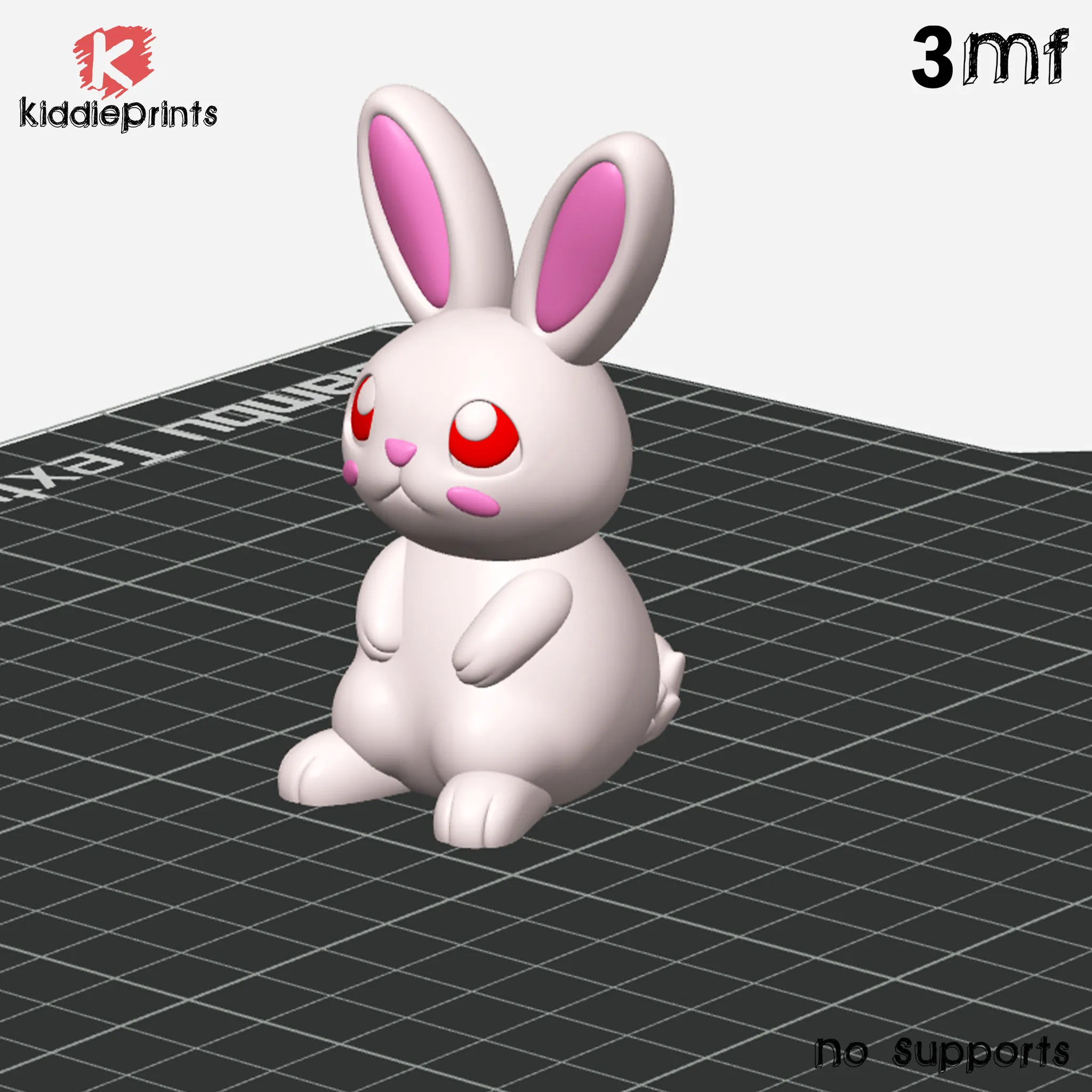 CUTE TINY RABBIT ( NO SUPPORTS)