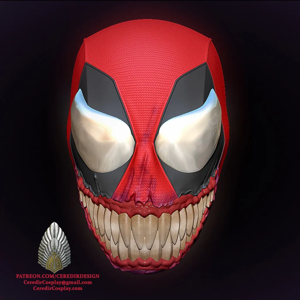 Venomized Deadpool Venom MAshup 3D DIGITAL DOWNLOAD