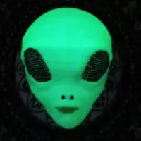 Alien mask for Halloween, fun and wall art-1