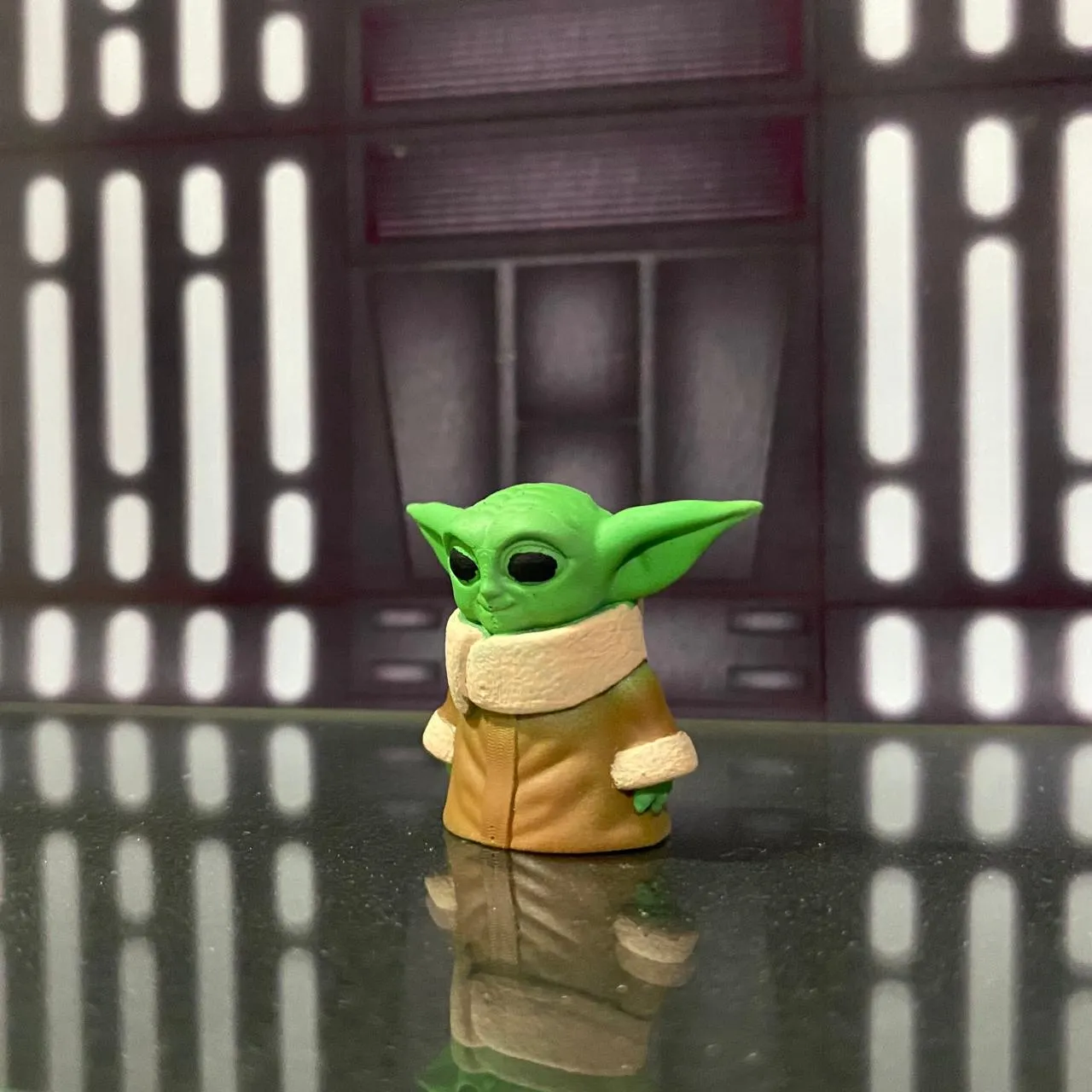 Din grogu baby yoda star wars vintage toy