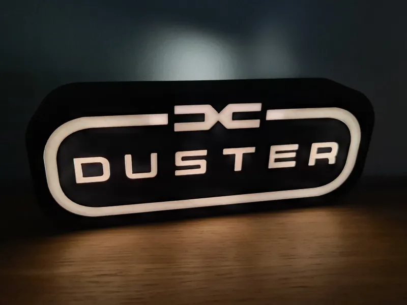 Dacia Duster Extreme 4WD LED Wall or Desk Mounted Lightbox