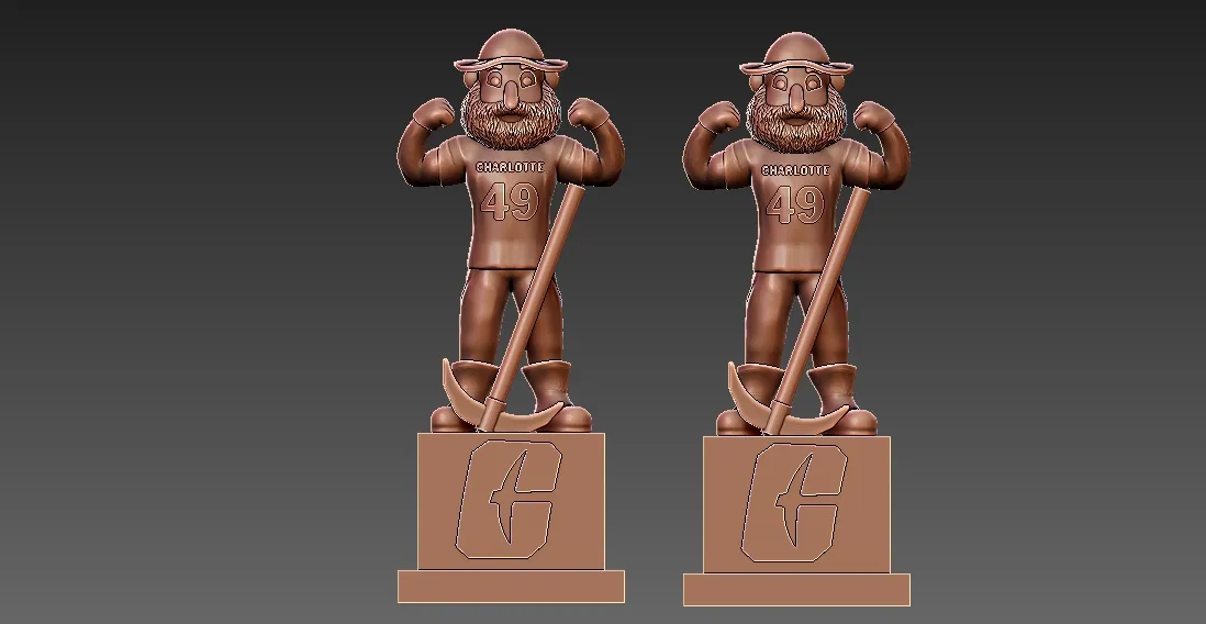 Characters Creatures STL Download NCAA CHARLOTTE 49ERS FOOTBALL characters-creatures-stl-download-ncaa-charlotte-49ers-football