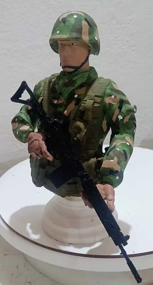 Busto soldado argentino