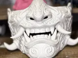 Ornamental Oni mask (wearable)-7