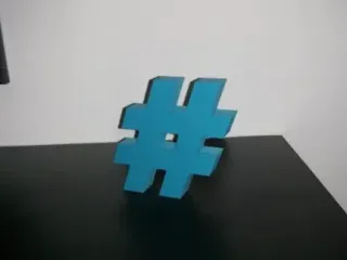 Hashtag sign