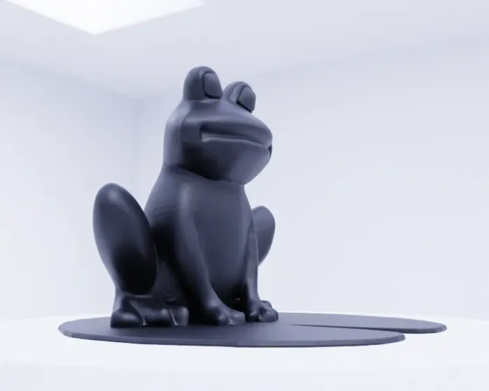 3D Printer Files | 3MF File | Decorating A Green Frog Sculpture ...