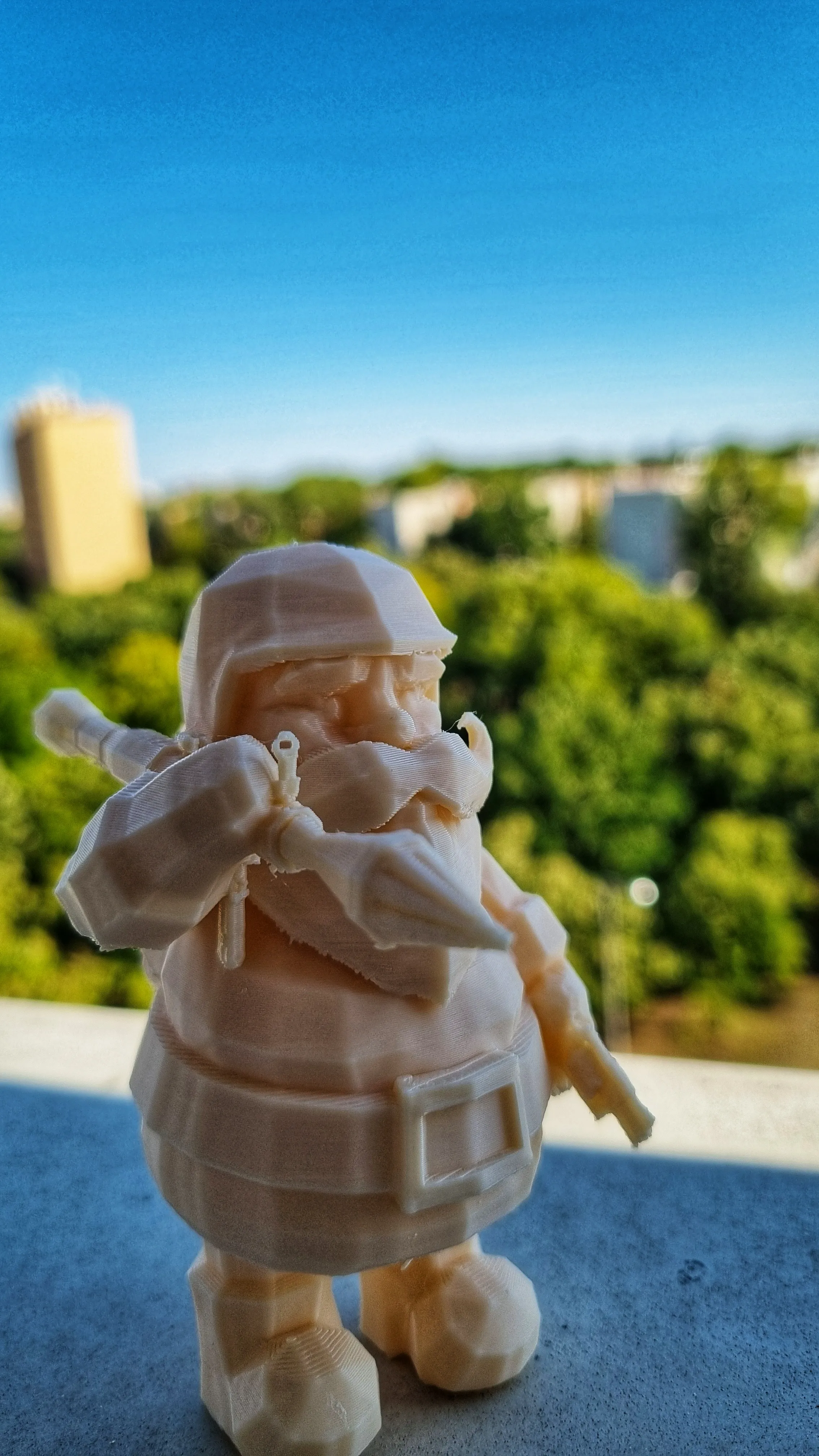 Santa Claus soldier with RPG