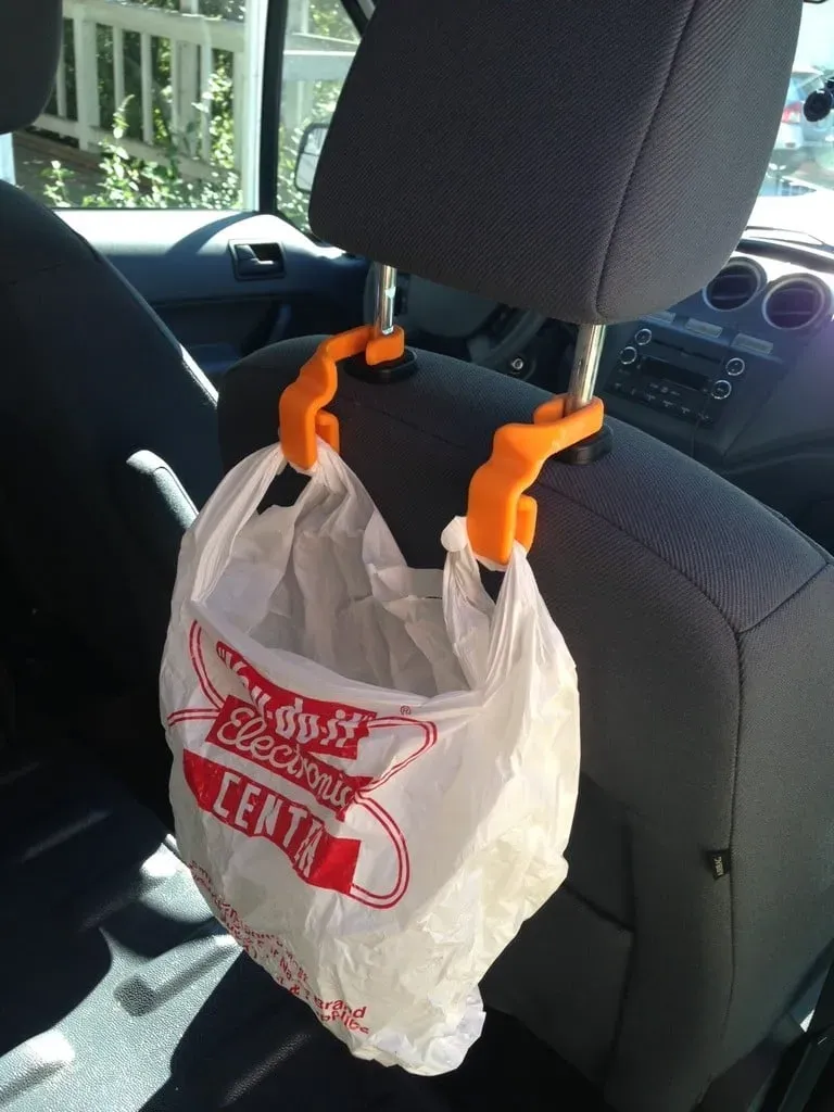 Car Seatback Trash Bag Hooks
