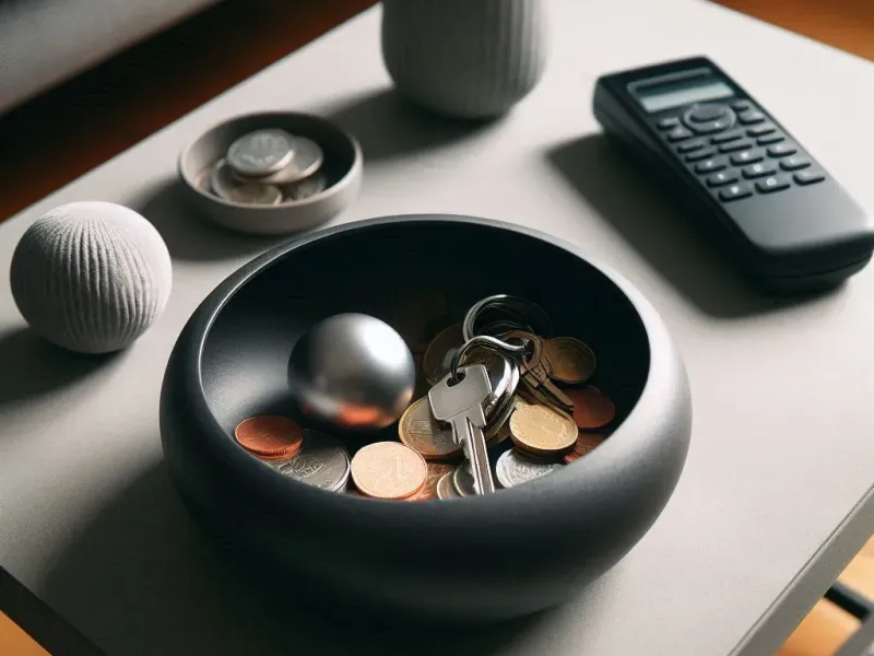 Modern Key & Coin Catcher Bowl