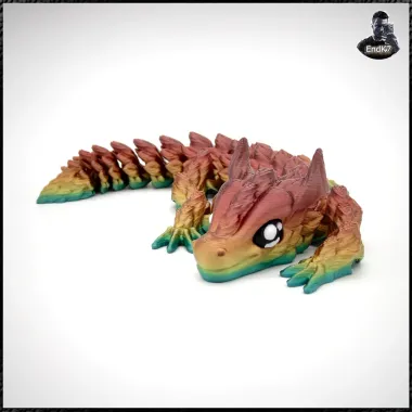 Immortal Dragon - Articulated - Print in Place-0