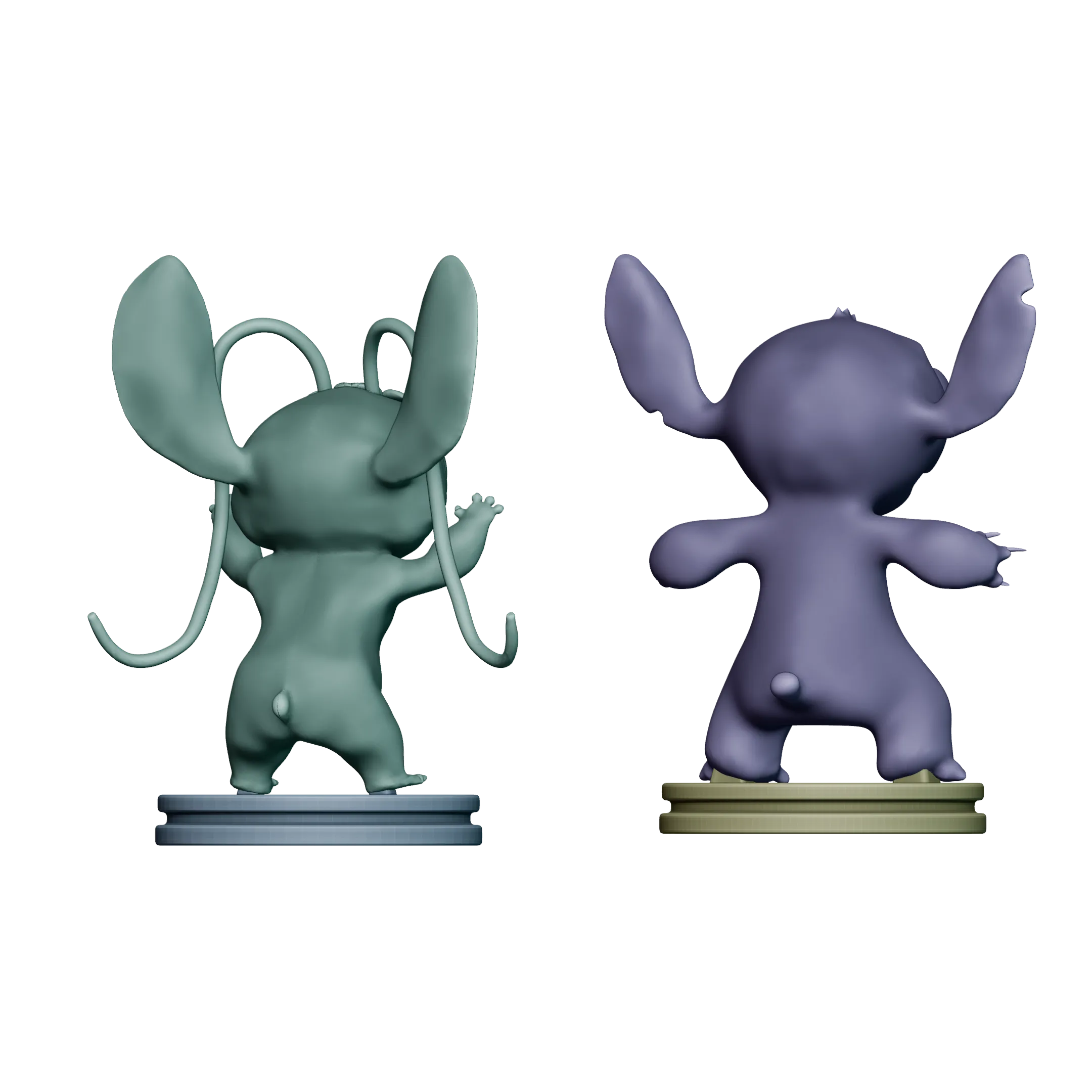 Stitch and Angel Fan Art