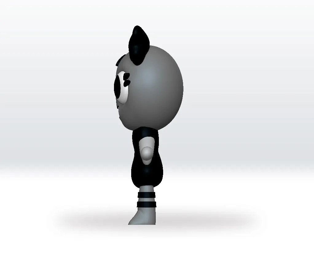 Vintage poppy STL Dandys World STL 3D Model Character Fanart