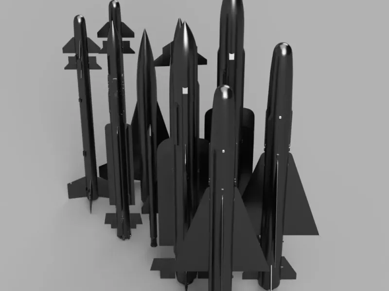 FRENCH AIR TO AIR MISSILES [10 pack] | MODELING PROP