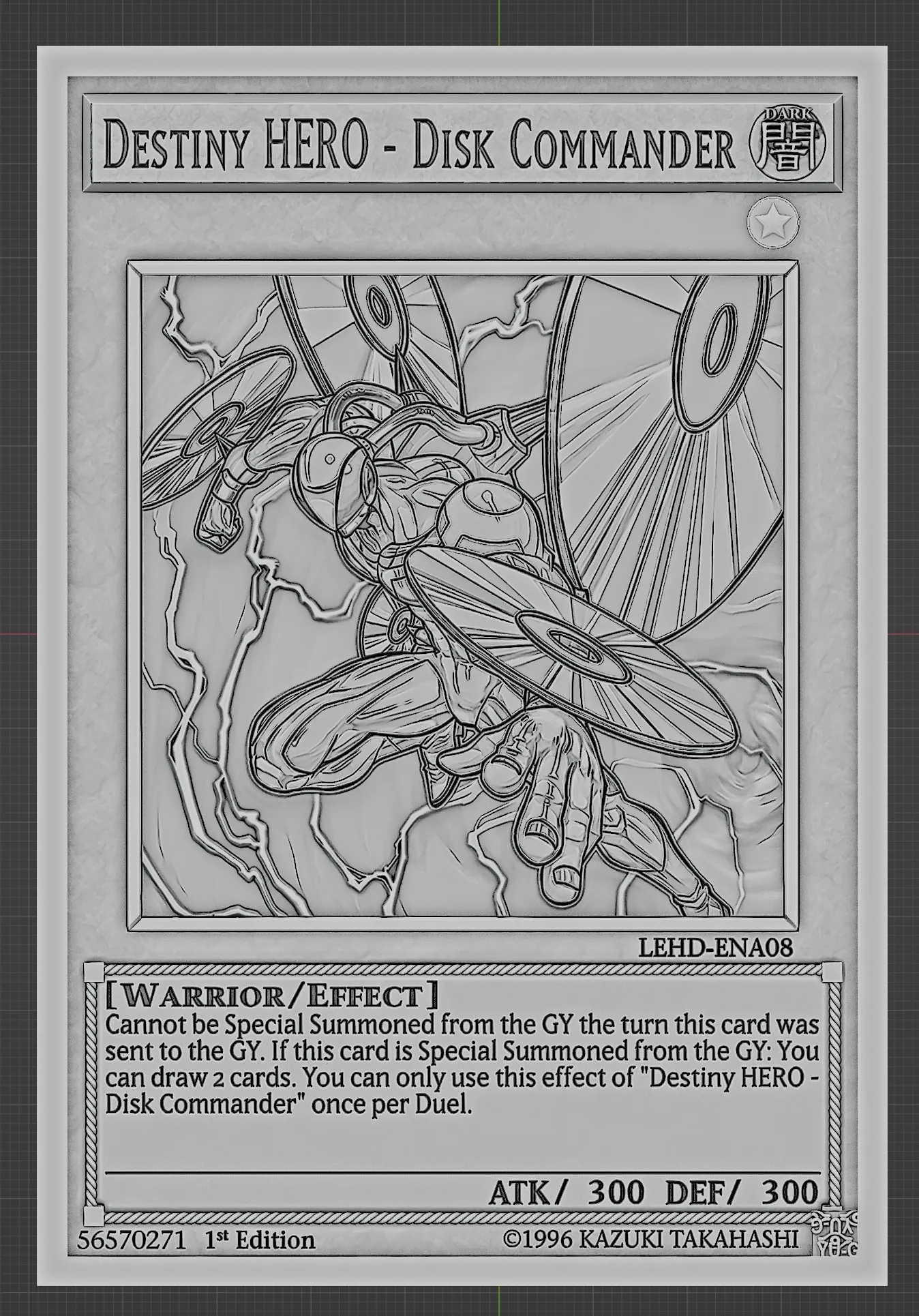 Destiny HERO - Disk Commander - yu-gi-oh!