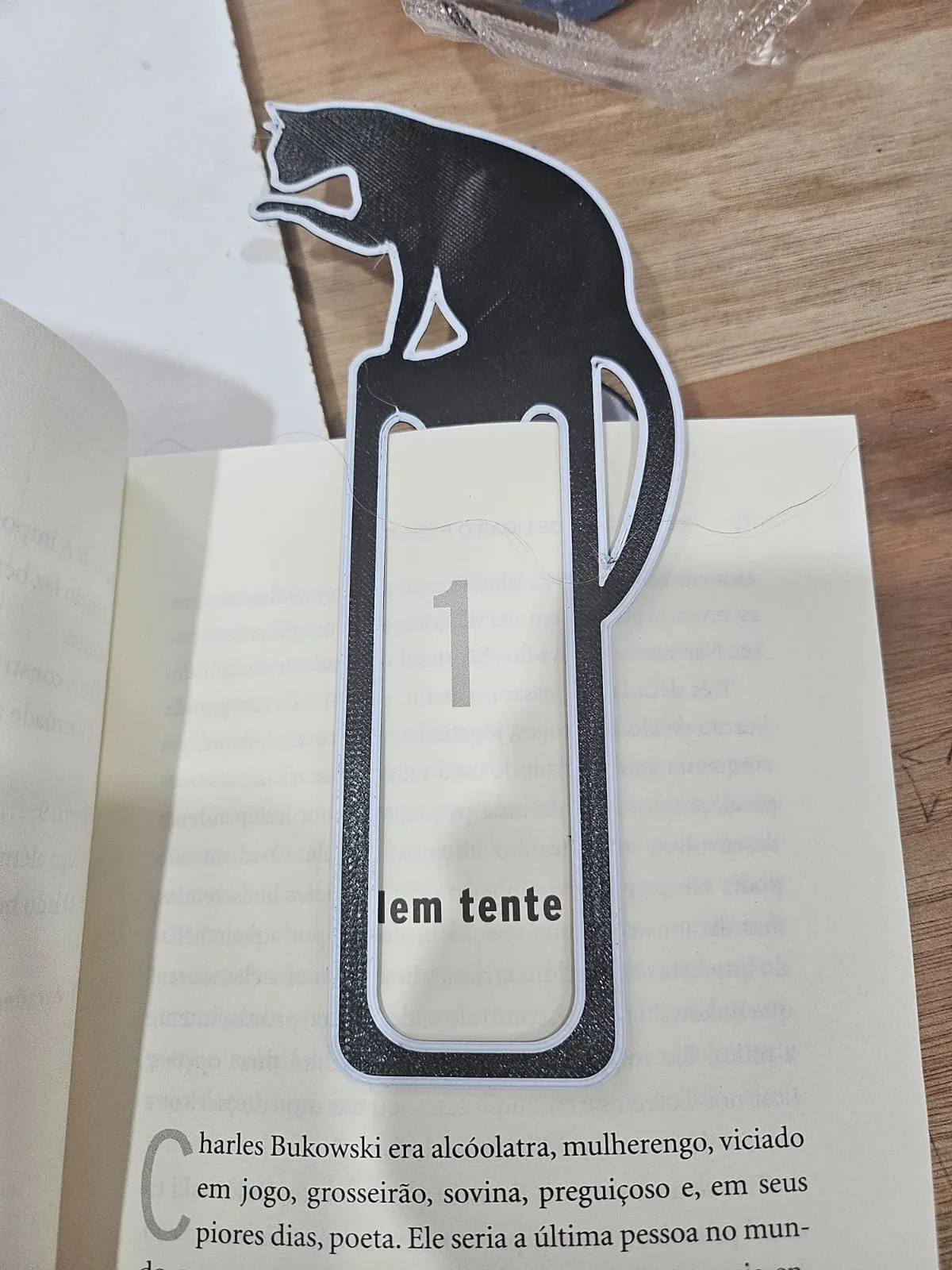 Marcador de Livro gato