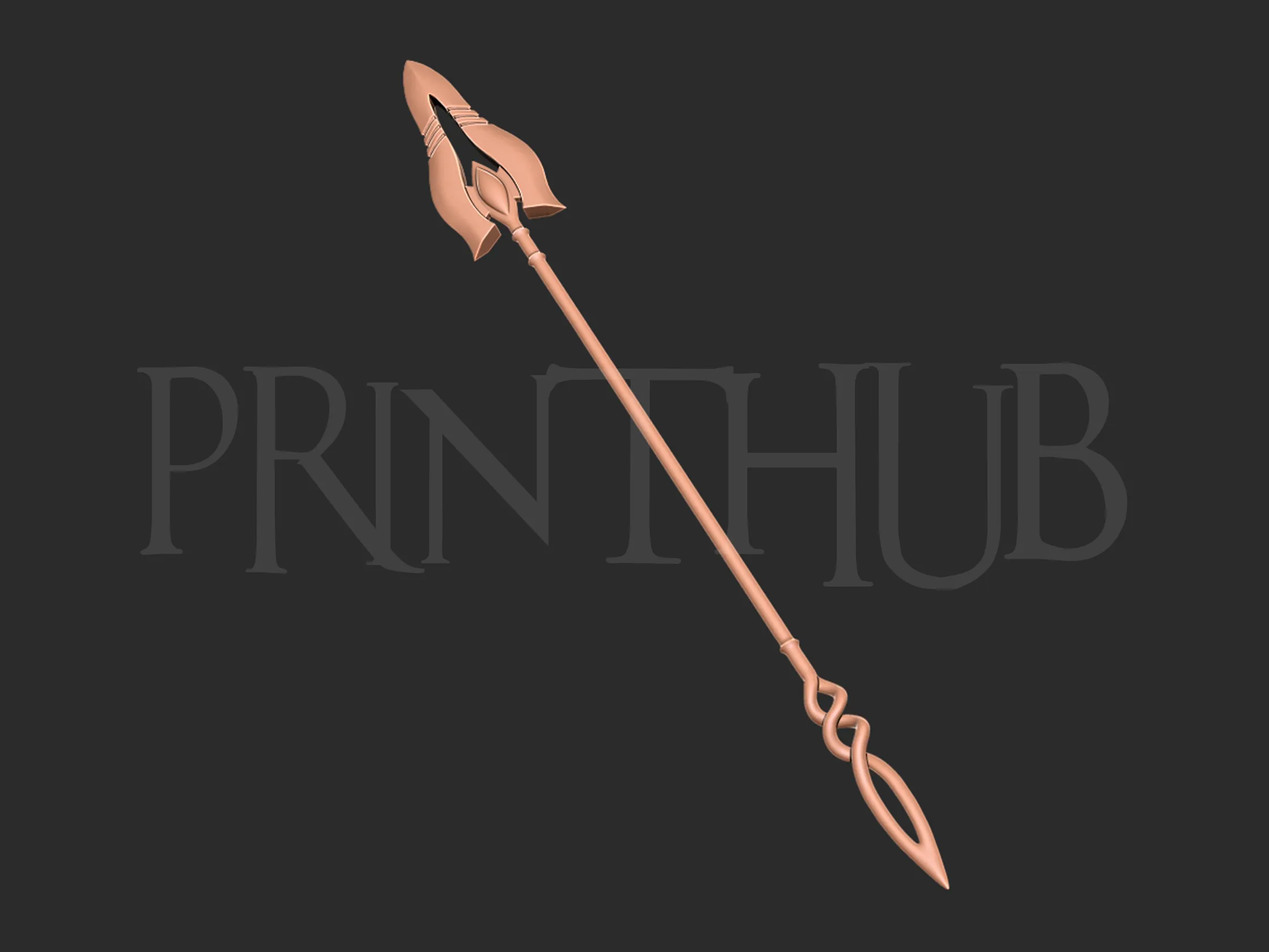 Asuka Langley Flare Spear Weapon 3d print model